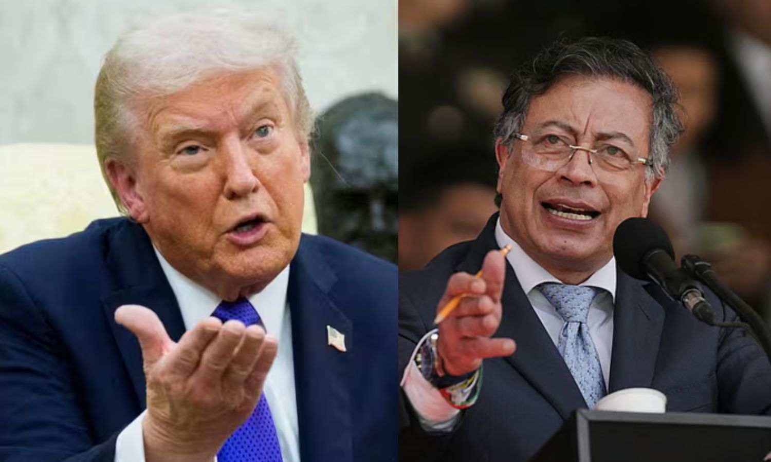 தாய்நாட்டைக் காக்க ஆயுதம் ஏந்த தயங்கமாட்டேன்.. டிரம்ப் மிரட்டலுக்கு கொலம்பியா அதிபர் பெட்ரா பதிலடி