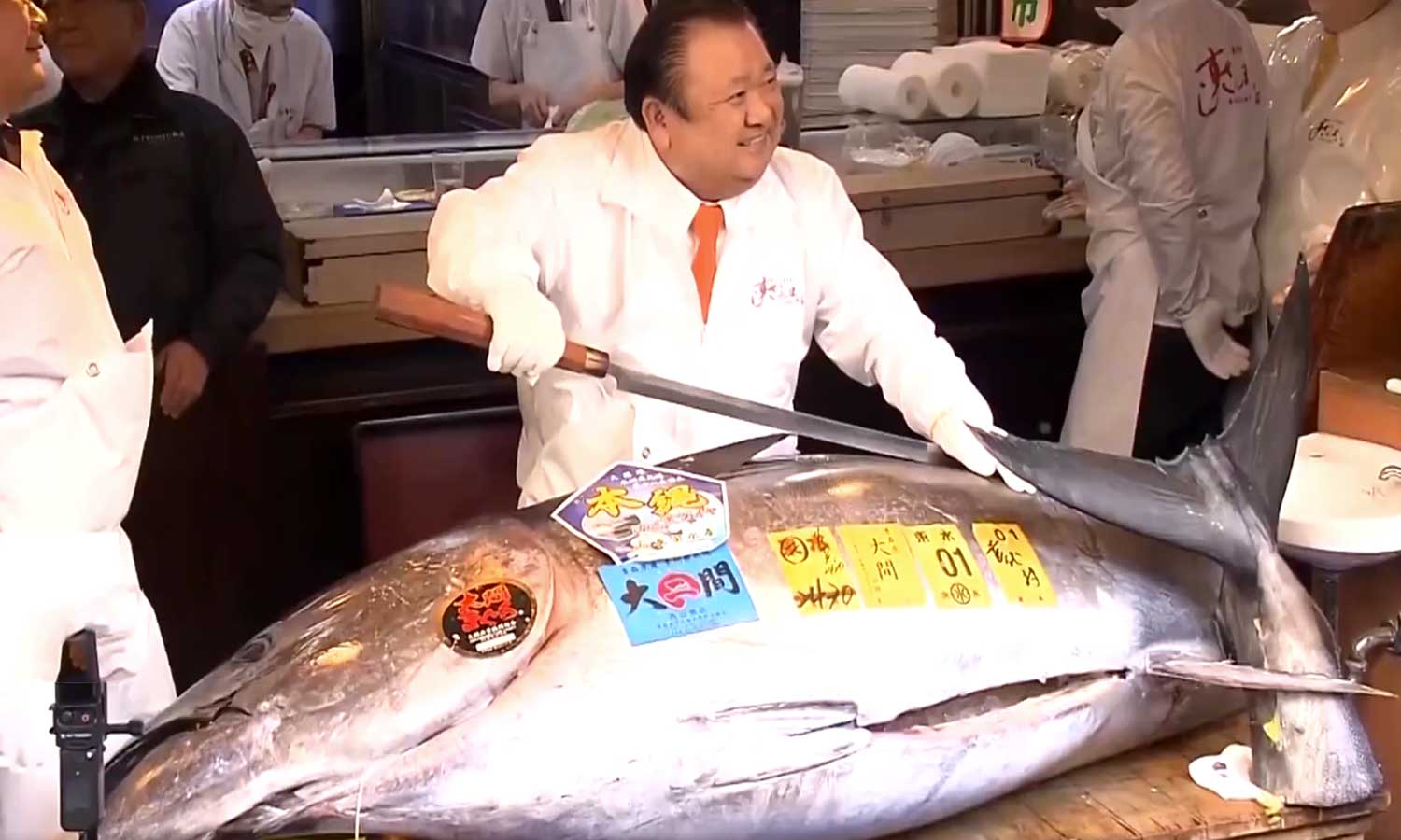 ஜப்பானில் ரூ.28 கோடிக்கு ஏலம் போன ப்ளூஃபின் டுனா மீன் - இதில் என்ன ஸ்பெஷல் தெரியுமா?