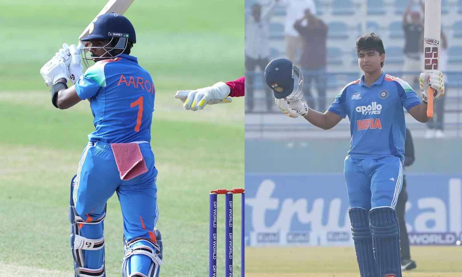 சூர்யவன்ஷி , ஆரோன் ஜார்ஜ் அதிரடி சதம்: தென் ஆப்பிரிக்காவுக்கு இமாலய இலக்கு நிர்ணயித்த இந்தியா