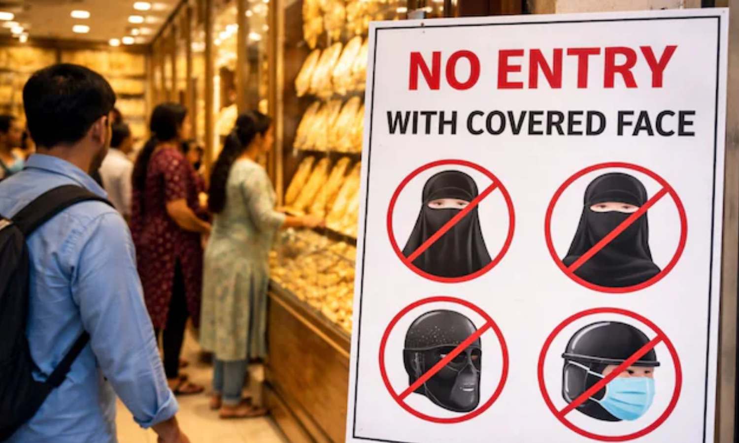 பீகாரில் முகத்தை மறைக்கத் தடை: இதுதான் காரணமாம்!