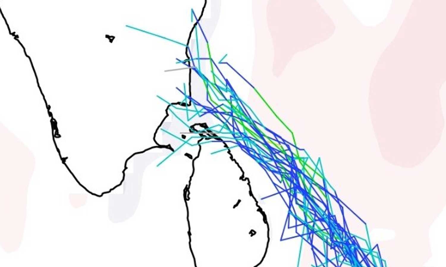 இலங்கை அருகே சென்று U-TURN போட்டு தமிழ்நாட்டை நெருங்கும் தாழ்வு மண்டலம்?