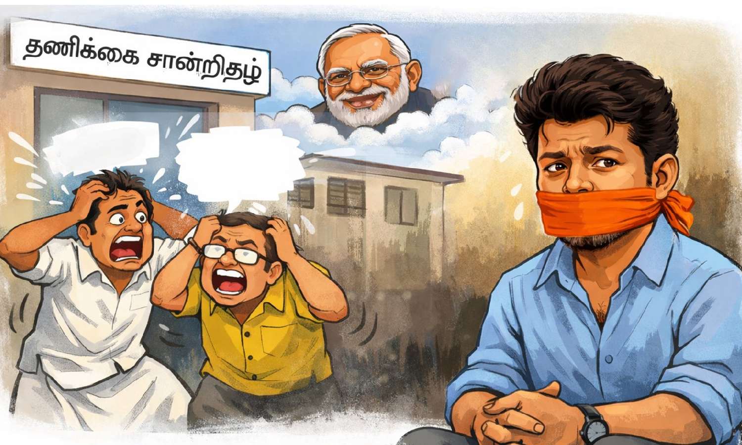 ஜனநாயகன்-னே வாய்மூடி மௌனியாக இருக்கிறார்; மற்றவர்கள் எல்லாம் கதறி என்ன ஆகப்போகிறது? - பெ.சண்முகம்