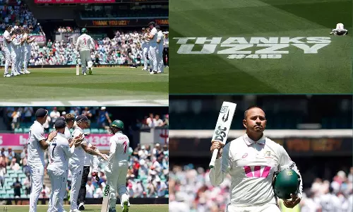 VIDEO:ஆஷஸ் தொடருடன் ஓய்வு பெற்றார் உஸ்மான் கவாஜா