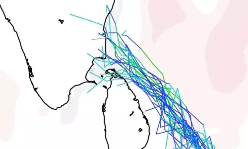 இலங்கை அருகே சென்று U-TURN போட்டு தமிழ்நாட்டை நெருங்கும் தாழ்வு மண்டலம்?