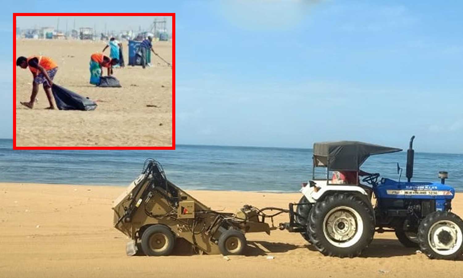 மெரினா கடற்கரையில் குப்பை கொட்டினால் ரூ.5000 அபராதம் - சென்னை மாநகராட்சி எச்சரிக்கை