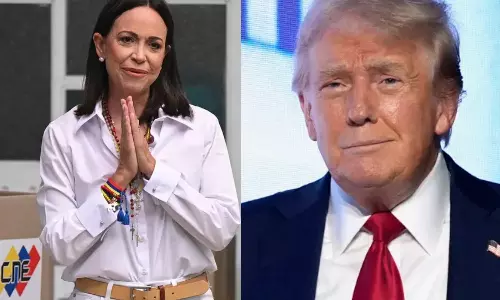 தனது அமைதிக்கான நோபல் பரிசை டிரம்புக்கு கைமாற்ற விருப்பம் தெரிவித்த மரியா.. நோபல் கமிட்டி கொடுத்த பதில்