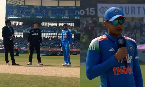 நியூசிலாந்துக்கு எதிரான முதல் ஒருநாள் போட்டி: டாஸ் வென்ற இந்தியா பந்துவீச்சு தேர்வு