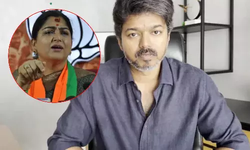 அவர்தானே சிபிஐ கேட்டார்; ஆஜராகி வரட்டும் - விஜய் டெல்லி பயணம் குறித்து குஷ்பு கருத்து!