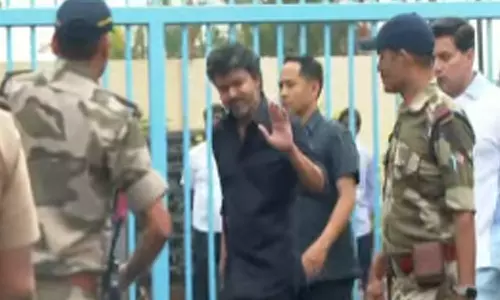 சி.பி.ஐ. விசாரணைக்கு ஆஜராக டெல்லி வந்தடைந்தார் த.வெ.க. தலைவர் விஜய்