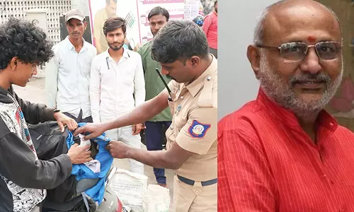 துணை ஜனாதிபதி சி.பி.ராதாகிருஷ்ணன் நாளை திருப்பூர் வருகை- மாநகர் முழுவதும் பலத்த போலீஸ் பாதுகாப்பு