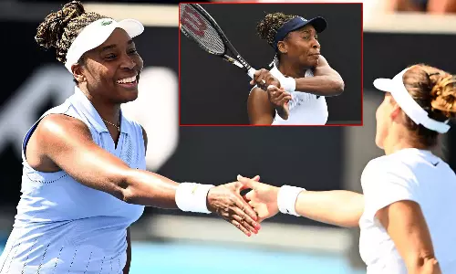 ஹோபார்ட் ஓபன் டென்னிஸ்: முதல் சுற்றிலேயே ஏமாற்றம் அடைந்த வீனஸ் வில்லியம்ஸ்