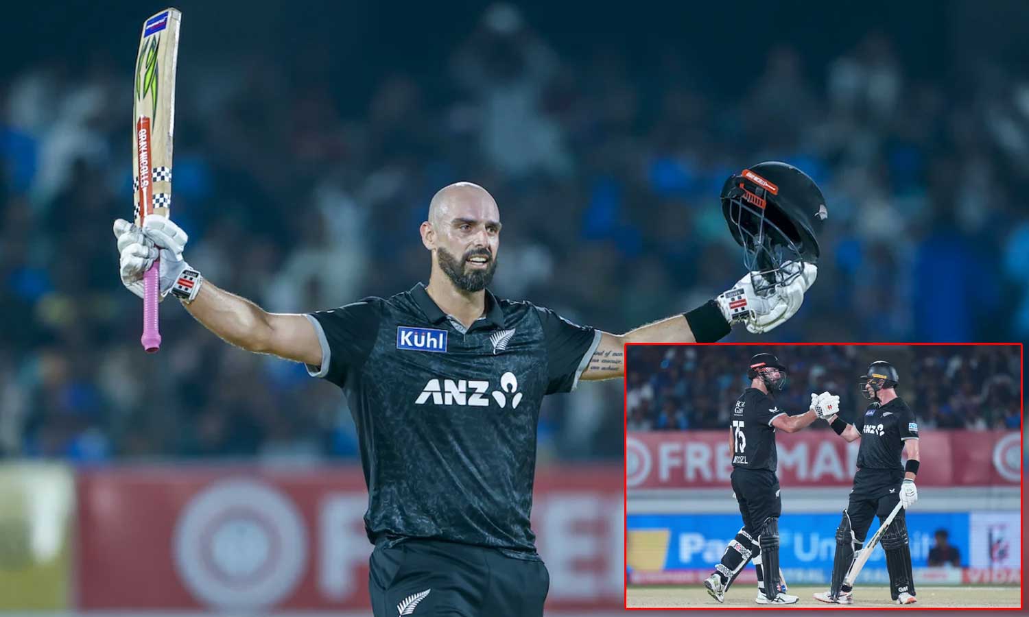 டேரில் மிட்செல் அபார சதம்: இந்தியாவை 7 விக்கெட் வித்தியாசத்தில் வீழ்த்தியது நியூசிலாந்து