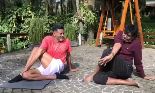 வைகைப்புயலுடன் நடனப்புயல்... வடிவேலுவுடன் உடற்பயிற்சி செய்யும் வீடியோவை வெளியிட்ட பிரபுதேவா