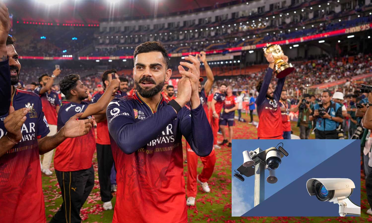 சின்னசாமி மைதானத்தில் ஏ.ஐ. கேமராக்கள் பொருத்த ஆர்.சி.பி. பரிந்துரை