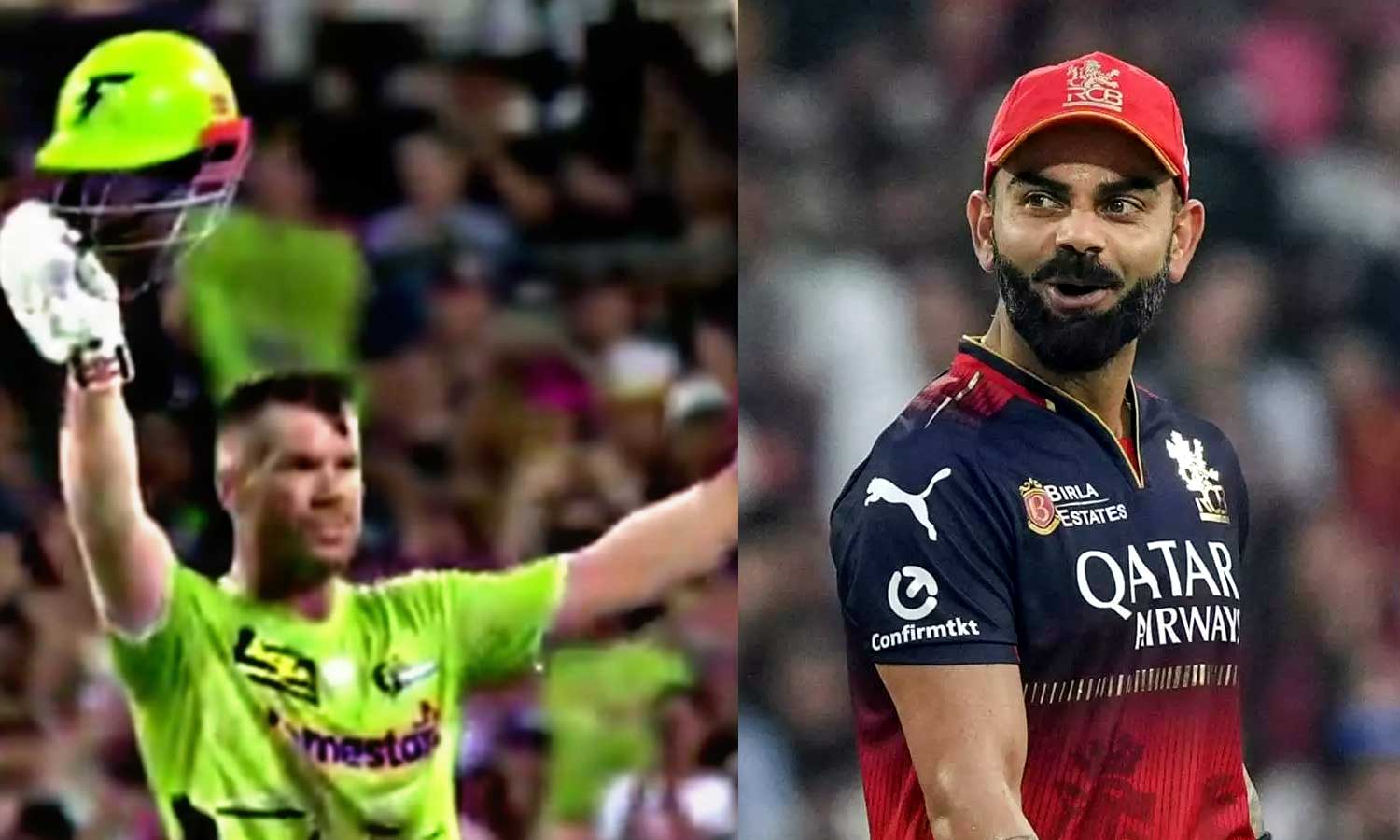 டி20-யில் அதிக சதம்: விராட் கோலியை பின்னுக்குத் தள்ளினார் டேவிட் வார்னர்