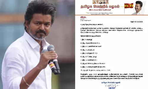 தேர்தல் பிரசார குழுவை அறிவித்தார் த.வெ.க. தலைவர் விஜய்