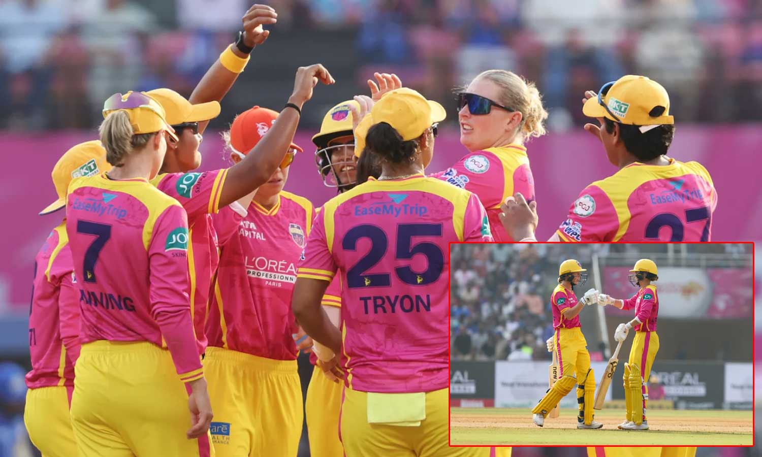 பெண்கள் பிரிமீயர் லீக்: மும்பையை 22 ரன்கள் வித்தியாசத்தில் வீழ்த்தியது உ.பி. வாரியர்ஸ்