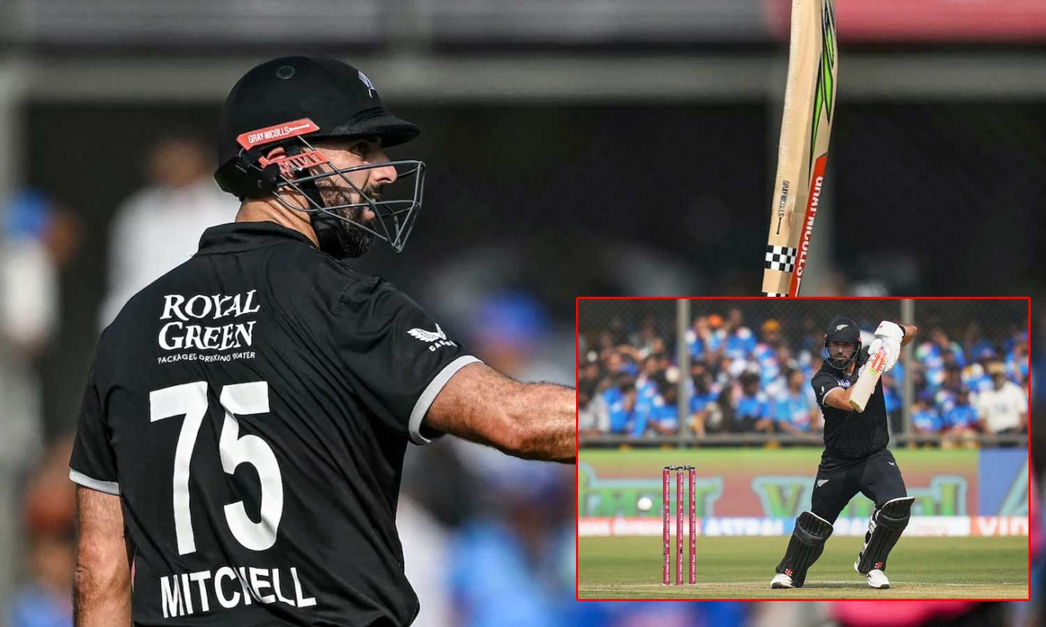 இந்திய பவுலர்களை மிரள வைத்த டேரில் மிட்செல்: 3-வது போட்டியிலும் அரைசதம் விளாசல்