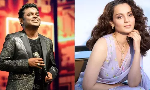 சாவா பிரிவினையை ஏற்படுத்தும் படம் என ஏ.ஆர். ரகுமான் கூறியதற்கு கங்கனா ரனாவத் எதிர்ப்பு