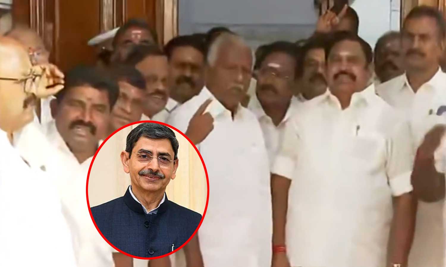 ஆளுநரை தொடர்ந்து சட்டப்பேரவையில் இருந்து அதிமுக எம்எல்ஏக்கள் வெளிநடப்பு