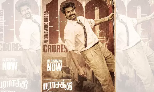 சிவகார்த்திகேயனின் 100 கோடி ரூபாய் வசூல் கிளப்பில் இணைந்த பராசக்தி