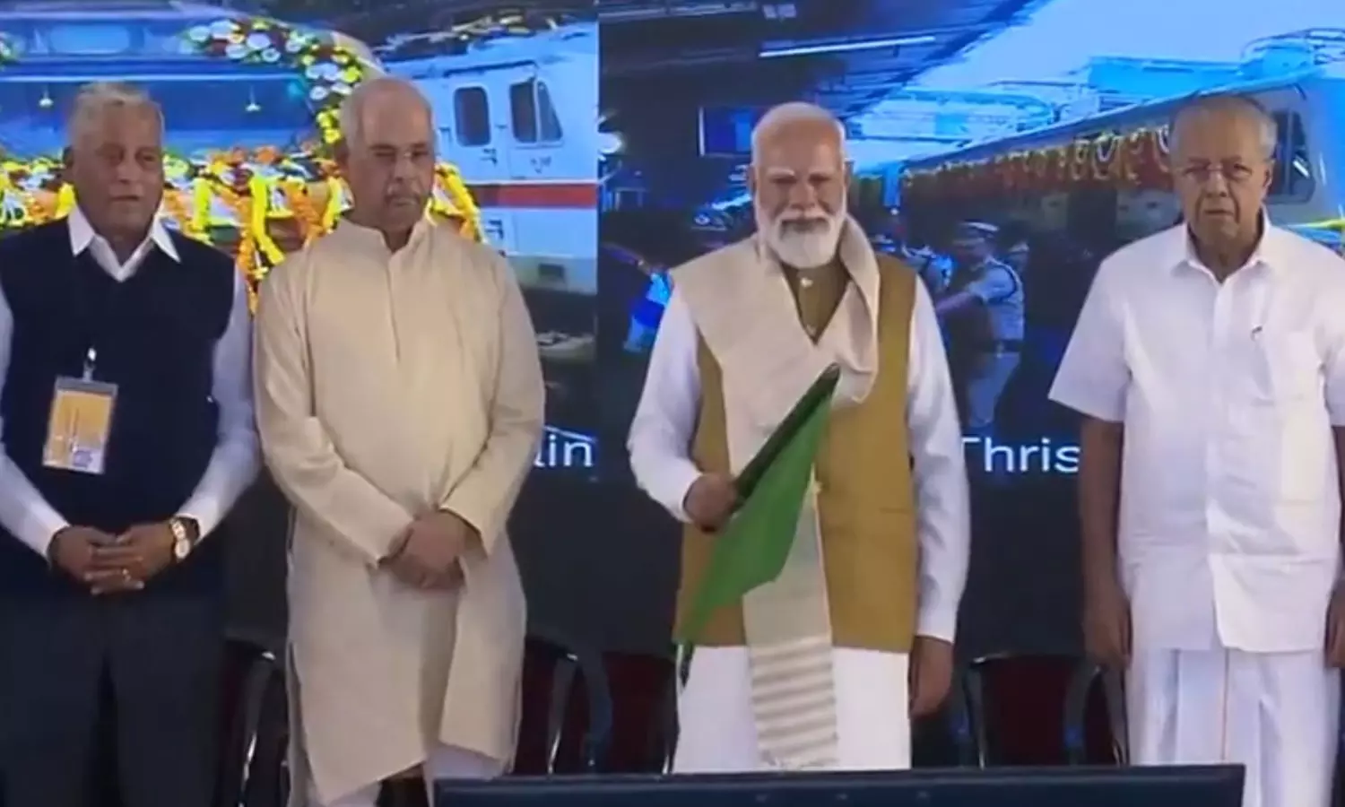 திருவனந்தபுரத்தில் 3 அம்ரித் பாரத் ரெயில் சேவையை தொடங்கி வைத்தார் பிரதமர் மோடி திருவனந்தபுரத்தில் 3 அம்ரித் பாரத் ரெயில் சேவையை தொடங்கி வைத்தார் பிரதமர் மோடி