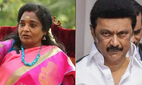 டப்பா என்ஜின் விமர்சனத்திற்கு தமிழிசை பதிலடி: திமுக அரசு ட்ரபிள் என்ஜின் எனச் சாடல்!