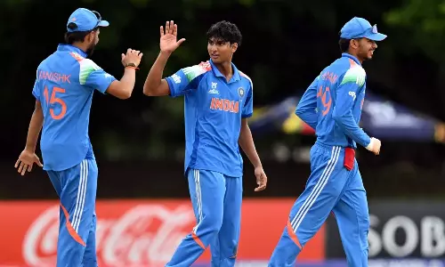 U19 உலகக் கோப்பை: நியூசிலாந்தை வீழ்த்தி சூப்பர் சிக்ஸ் சுற்றுக்கு முன்னேறியது இந்தியா