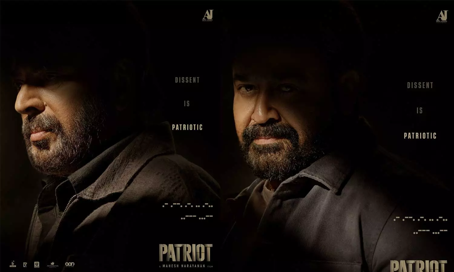 மம்மூட்டி,-மோகன்லால்-போஸ்டர்...-Morse-Code-ல்-ரிலீஸ்-தேதியை-வெளியிட்ட-Patriot-படக்குழு
