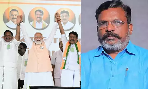 பா.ஜ.க.வின் பிடியில் அ.தி.மு.க. சென்றுவிட்டது - திருமாவளவன்