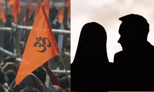 இந்துத்துவா கும்பல் அச்சுறுத்தல்.. உணவகத்தின் இரண்டாவது மாடியில் இருந்து கீழே குதித்த காதல் ஜோடி