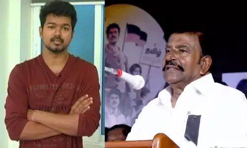 ஜெயலலிதாவிடம் கைகட்டி நின்றவர் இன்றைக்கு வீர வசனம் பேசுகிறார் - விஜயை விமர்சித்த கே.என்.நேரு