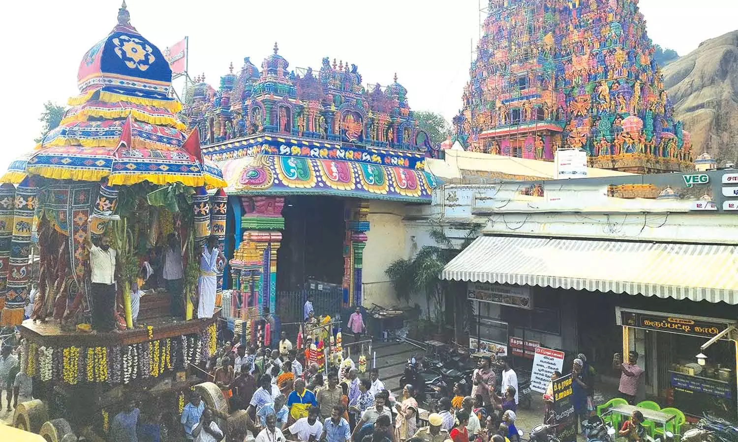 திருப்பரங்குன்றத்தில்-தெப்பத்திருவிழா-தேரோட்டம்--அரோகரா-கோஷத்துடன்-பக்தர்கள்-இழுத்து-தரிசனம்