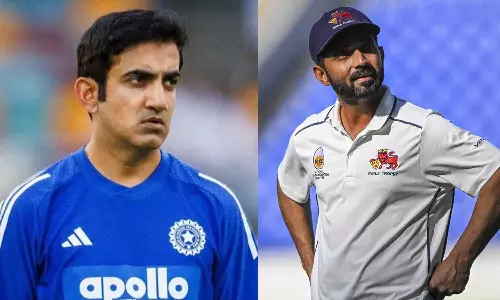 உலகக் கோப்பை முடியும் வரை... கம்பீருக்கு அட்வைஸ் வழங்கிய ரகானே