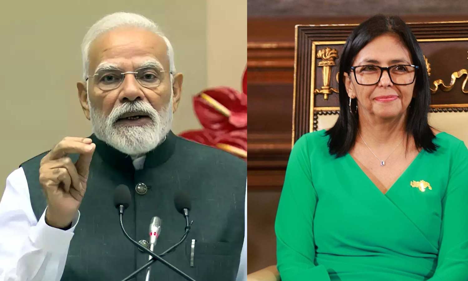 வெனிசுலா இடைக்கால அதிபருடன் பேசிய பிரதமர் மோடி..!