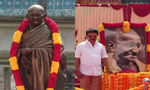மகாத்மா காந்தியின் 79-வது நினைவு நாள்: முதலமைச்சர் மு.க.ஸ்டாலின் மரியாதை