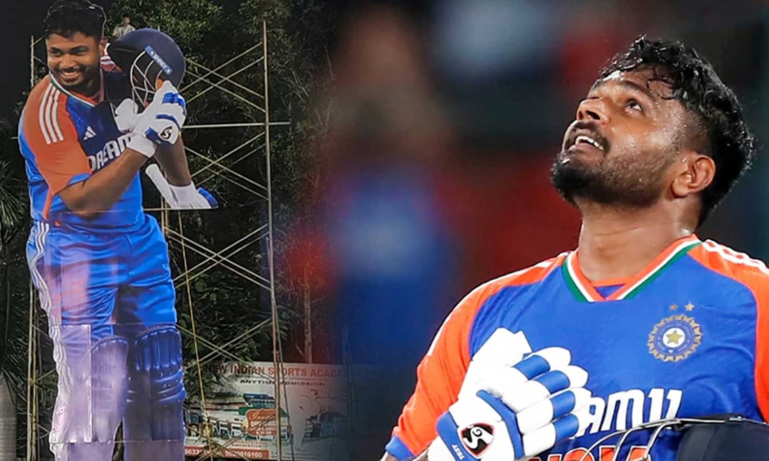 சொந்த ஊரில் முதல்முறையாக சர்வதேச போட்டியில் விளையாடும் சஞ்சு சாம்சன் - கட் அவுட் வைத்த ரசிகர்கள்