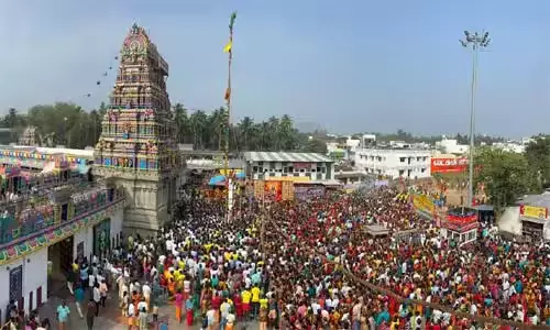 ஆனைமலை மாசாணியம்மன் கோவில் குண்டம் திருவிழா: ஆழியாற்றங்கரையில் நள்ளிரவு மயான பூஜை