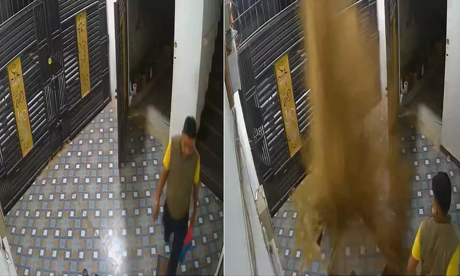 VIDEO: ஆழ்துளை குழாய் உடைந்து பீறிட்டு அடித்த தண்ணீர் - நல்வாய்ப்பாக உயிர்தப்பிய நபர் VIDEO: ஆழ்துளை குழாய் உடைந்து பீறிட்டு அடித்த தண்ணீர் - நல்வாய்ப்பாக உயிர்தப்பிய நபர்