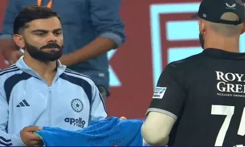 நான் வியந்து பார்க்கும் ஒருவர்- கோலிக்கு புகழாரம் சூட்டிய நியூசிலாந்து வீரர்