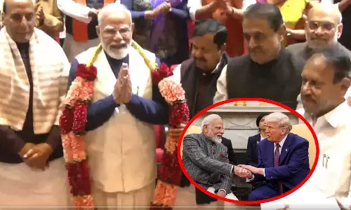 அமெரிக்கா - இந்தியா இடையே வர்த்தக ஒப்பந்தம்: பிரதமர் மோடிக்கு நன்றி தெரிவித்த NDA எம்.பி.க்கள்