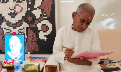 அடுத்த சிம்பொனியை எழுதி முடித்த இளையராஜா! அடுத்த சிம்பொனியை எழுதி முடித்த இளையராஜா!