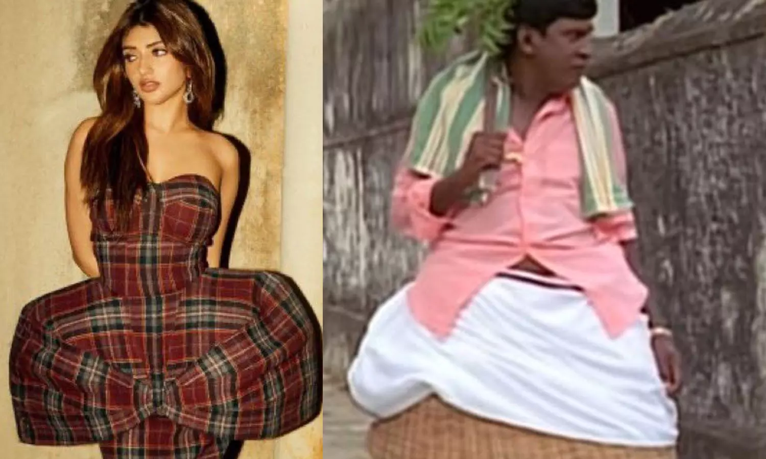 வித்தியாசமான லுக்கில் உலா வந்த ஸ்ரீலீலா- வடிவேலுவுடன் ஒப்பிட்டு பறக்கும் கமெண்ட்டுகள்