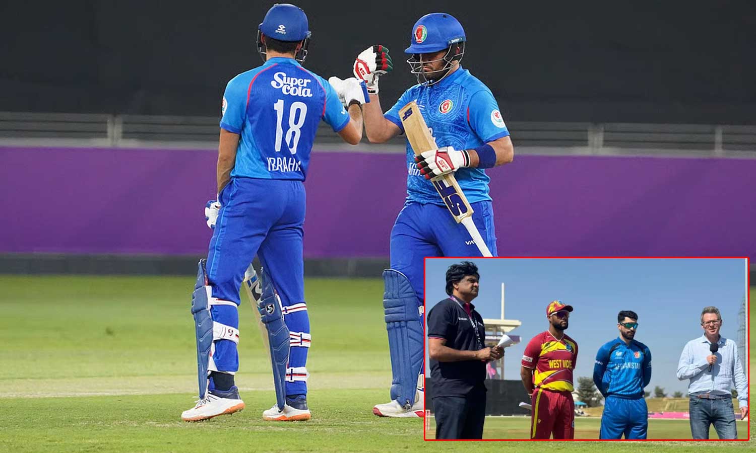 டி20 உலகக் கோப்பை பயிற்சி ஆட்டம்: வெஸ்ட் இண்டீஸை வீழ்த்தியது ஆப்கானிஸ்தான்