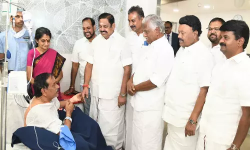 எச்.ராஜாவை மருத்துவமனையில் சந்தித்து நலம் விசாரித்தார் எடப்பாடி பழனிசாமி