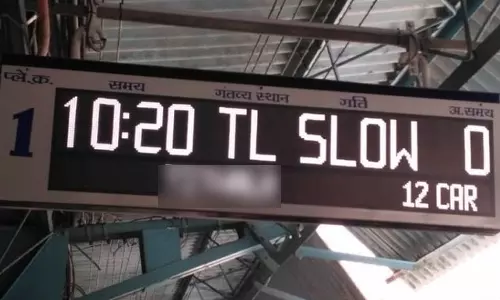 சென்னை கோட்டத்தில் 48 மின்சார ரெயில் நிலையங்களில் டிஜிட்டல் அறிவிப்பு பலகை