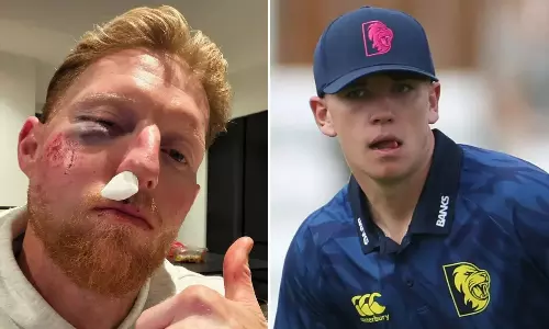 கோச்சிங் கொடுக்க வந்தது குத்தமா..? ஸ்டோக்ஸ் முகத்தை பதம் பார்த்த இளம் வீரர்