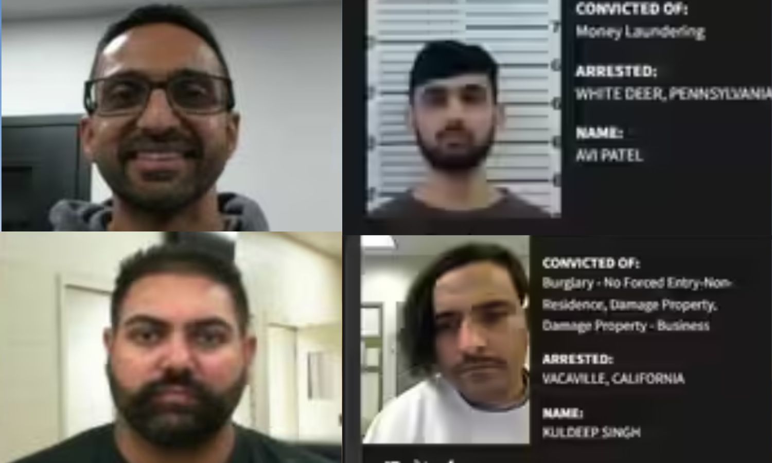 அமெரிக்காவின் 'மிகவும் ஆபத்தான குற்றவாளிகள்' பட்டியலில் 89 இந்தியர்கள்!