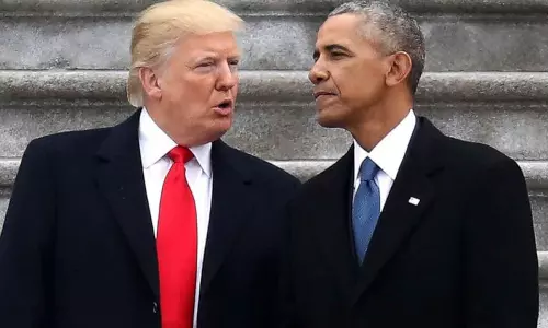 குரங்குகள்.. ஒபாமா தம்பதியை கேலி செய்து வீடியோ வெளியிட்ட டிரம்ப் - மன்னிப்பு கேட்க மறுப்பு