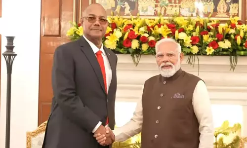 மோடியுடன் சீஷெல்ஸ் அதிபர் சந்திப்பு.. சீஷெல்ஸ் நாட்டுக்கு 17.50 கோடி டாலர் சிறப்பு பொருளாதார தொகுப்பு அறிவிப்பு